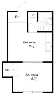 ラ・ベル・エポック平塚【1階】の間取り