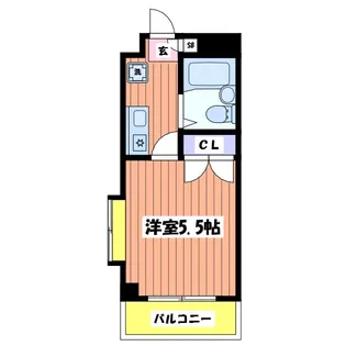 メビウスAIR【2階】の間取り