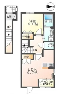 シェルル・スターテラス和合(仮)【2階】の間取り