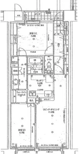 アルファステイツ中井町【4階】の間取り