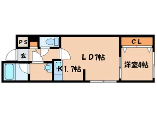 ラプレッツァグル-N12【2階】の間取り