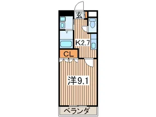 パラシオン平塚【1階】の間取り