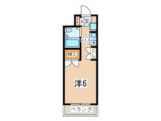 常盤台丹陽マンション【2階】の間取り