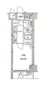 パレステュディオ六本木EASTII【9階】の間取り
