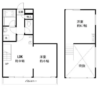 ドーマ新宿【4階】の間取り