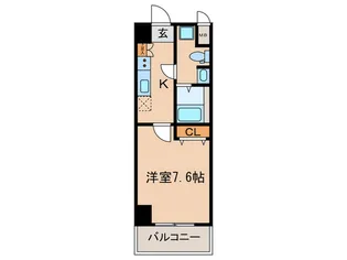 ノステルコ-ト岡崎【4階】の間取り