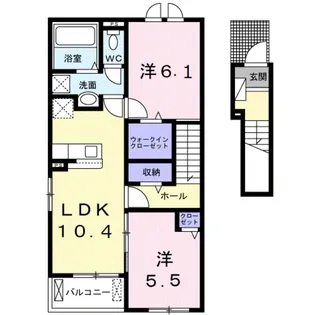 グランメゾン雅【2階】の間取り