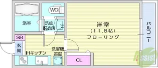 ハウスリバーユA【2階】の間取り
