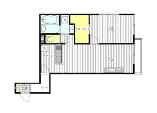 ベルリード北仙台【1階】の間取り