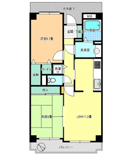 シャルマンクレール【3階】の間取り