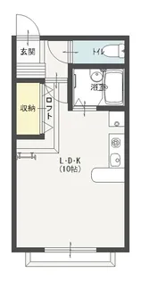 本幸壱番館【2階】の間取り