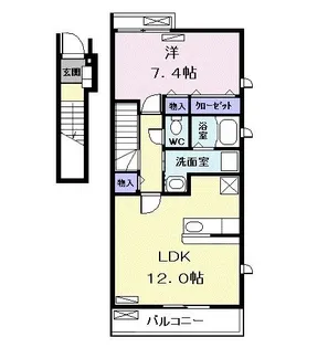フェスティバル【2階】の間取り