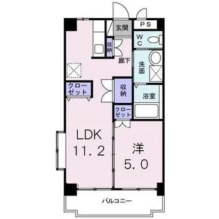 ブリーズマンション【2階】の間取り