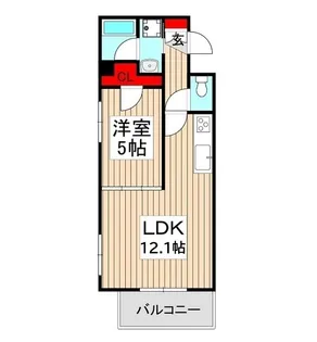 ラフィネ志木【3階】の間取り