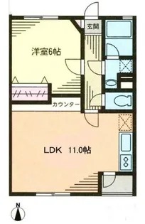 ネオ・デジャヴ【1階】の間取り