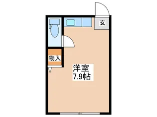 清水丘アパートB棟【2階】の間取り