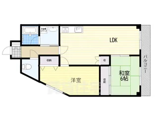 クレインコトブキ【1階】の間取り