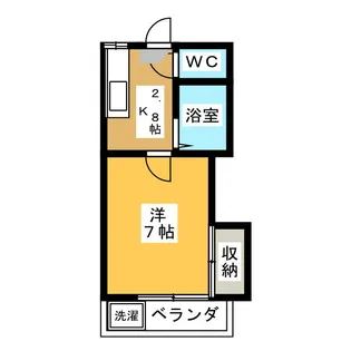 藤本ハイツ【1階】の間取り