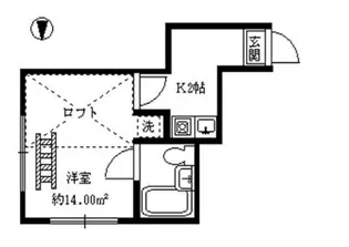ライフピア都立家政【1階】の間取り
