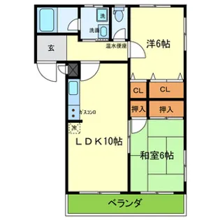 グランパディエ【3階】の間取り