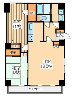 クレア日吉【3階】の間取り