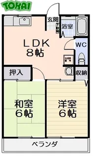 グリーンヒル【1階】の間取り