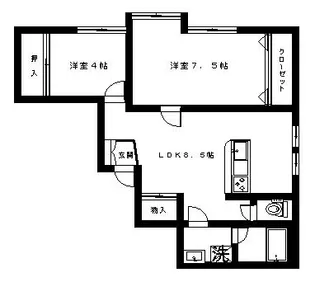 HALUビル【3階】の間取り