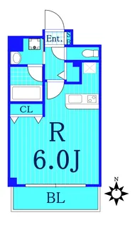 リバストーン神大寺VII【2階】の間取り