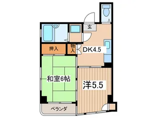 ソシアドエル【6階】の間取り