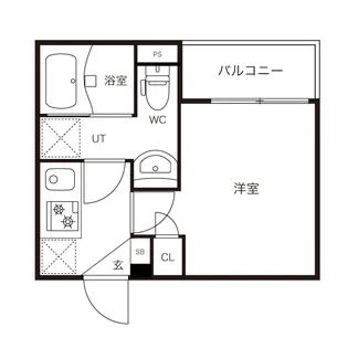 インベスト蒲田50【1階】の間取り