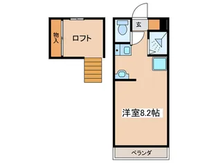 明星ハイツ7【2階】の間取り