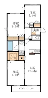 (仮称)末長4丁目メゾン【2階】の間取り