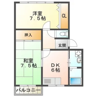 CASA DE BIENESTAR【2階】の間取り