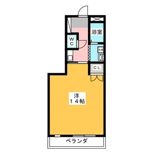 丸中マンション飯村【2階】の間取り