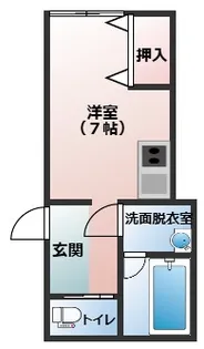メゾン長谷川【1階】の間取り