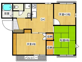 アークガーデンD【1階】の間取り