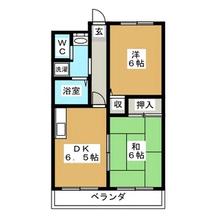 フォレストビル【4階】の間取り