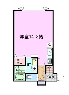 ラポールII【1階】の間取り