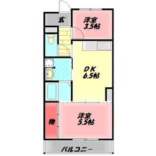 サバービア581【4階】の間取り