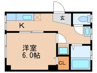 中川マンション【2階】の間取り