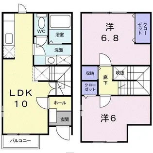 シャンスI【1階】の間取り