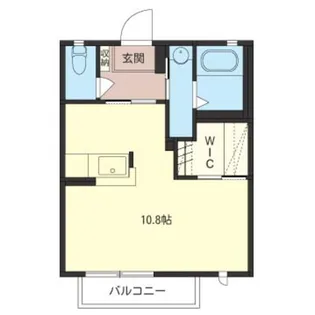 プレジールA【1階】の間取り
