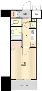 東京 蒲田 Square Tower【2階】の間取り