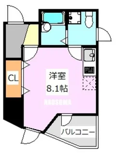 プリズムスクエア本駒込【9階】の間取り