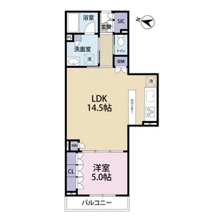 Gina House【2階】の間取り