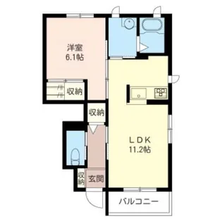 Shamaison ラフィーネ【1階】の間取り