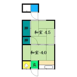永寿荘【1階】の間取り