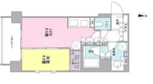 クローバー神田紺屋町【6階】の間取り