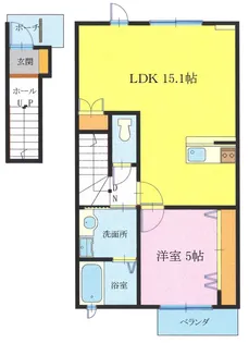 パルトネール【2階】の間取り
