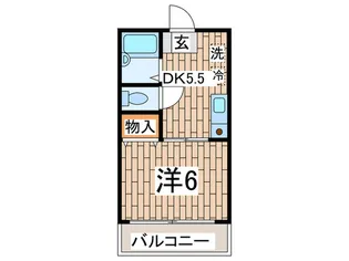 アビタシオン アサバ【3階】の間取り